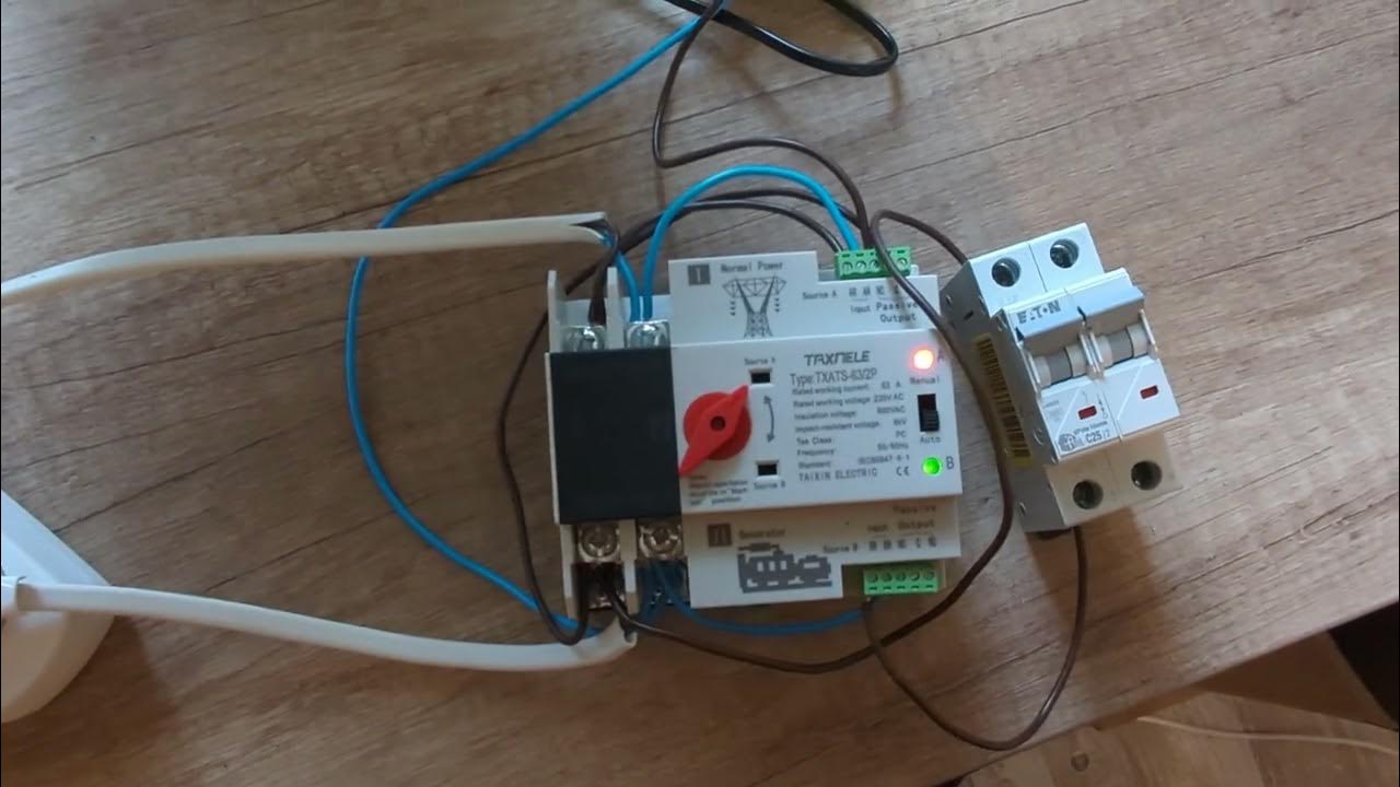 АВР, автоматичний та напівавтоматичний перемикач вводу резерву ...