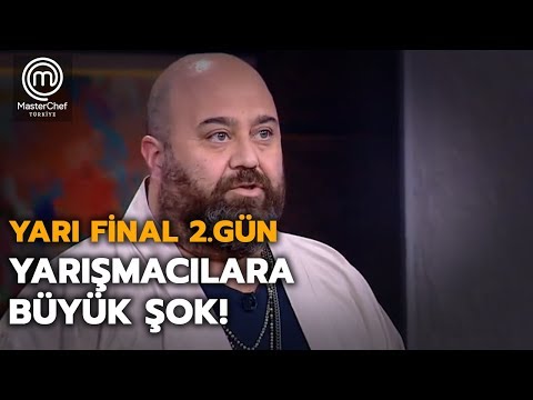 Şeflerden Yarışmacılara Büyük şok! | Yarı Final | MasterChef Türkiye