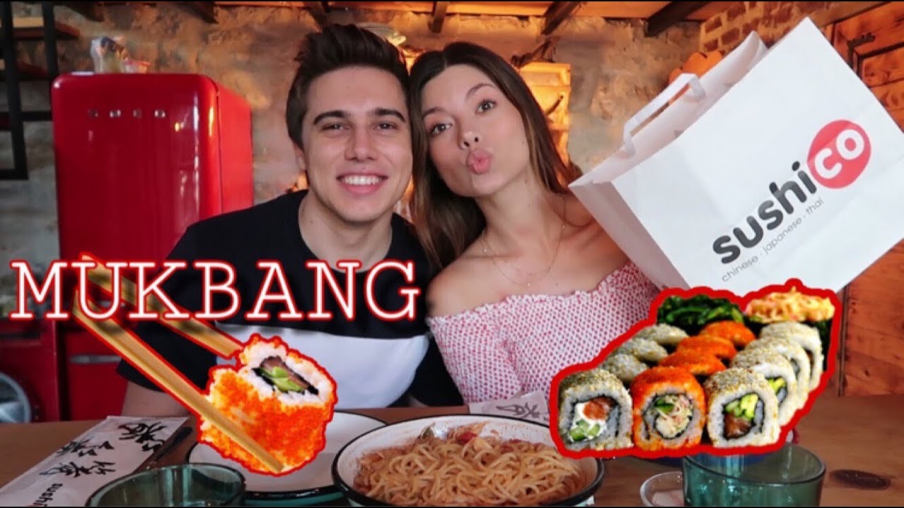 SUSHİ MUKBANG #3 🍣 Nişanlımla Lise Anıları, Utanç Verici Olaylar, Okuldan Atılıyorduk