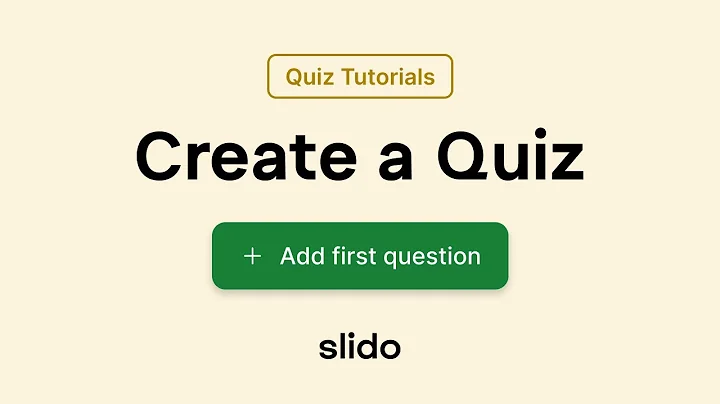 Create a Quiz ⎸ Quiz Tutorial
