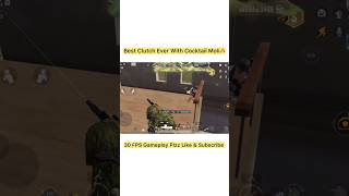 Best Clutch Ever With Cocktail Moli🔥|30 FPS Gameplay🔥#shorts #bgmi #pubg #pubgmobile #trending