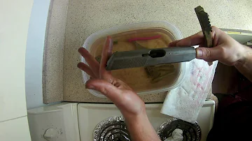 What household items can you use to clean a gun?