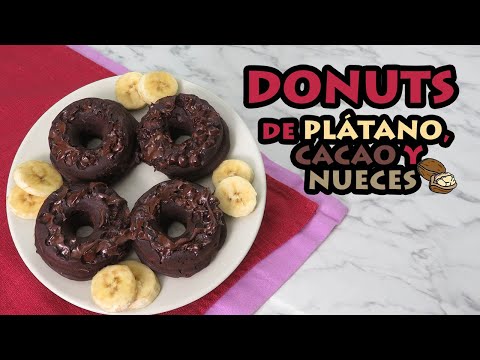 Video: Donuts De Plátano Con Nueces