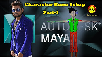 MAYA character bone setup //Rigging// //MAYA // Part-1