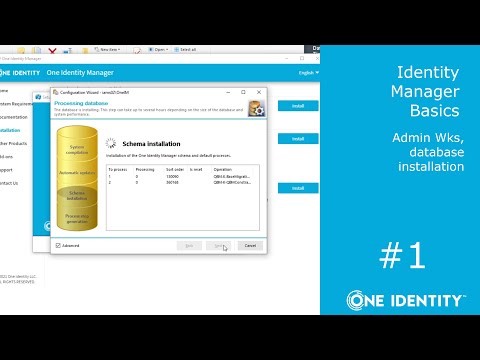 Identity Manager Basics | Installation #1 | Database and Client tools