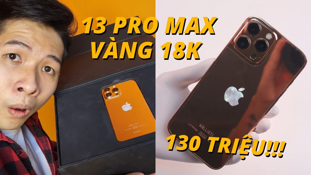 iPhone 13 Pro Max mạ vàng đính kim cương: Nếu bạn thích những món đồ xa xỉ và độc đáo, iPhone 13 Pro Max mạ vàng đính kim cương chắc chắn sẽ khiến bạn mê mẩn. Hãy thưởng thức hình ảnh để cảm nhận sự sang trọng và lộng lẫy của chiếc điện thoại này.