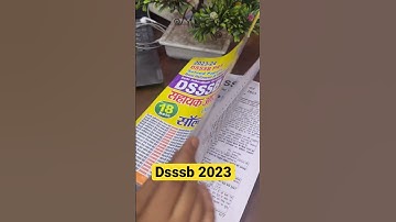 Dsssb preparation 2023#dsssb #viral