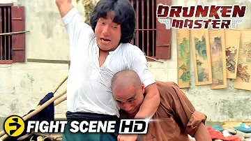 DRUNKEN MASTER | Freddy Wong & Drunken Master VS. The Iron Headed Bullet | Jackie Chan | Fight Scene