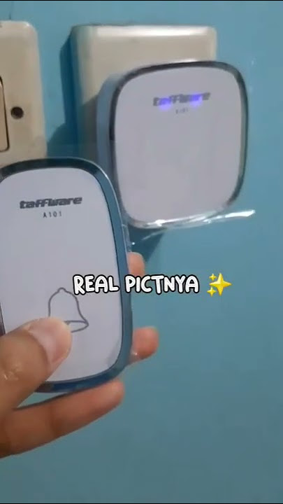LUCU BANGET BISA BUNYI 'ASSALAMU'ALAIKUM'!! Bel Pintu Wireless Tanpa Kabel✨ #shorts #racunshopee