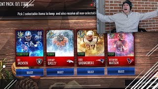 OPENING ALL THE MADDEN MOBILE CHRISTMAS PRESENTS!