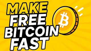 Make Free Bitcoin Fast | Beginner-Friendly App (Earn BTC Easily 2025)