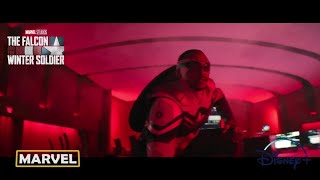 MARVEL | The Falcon and the Winter Soldier | S1E6 | New Falcon vs Leaper Fight scene