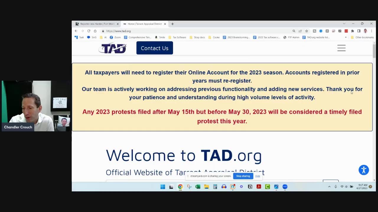 BREAKING Tarrant Extends Protest Deadline to May 30! YouTube
