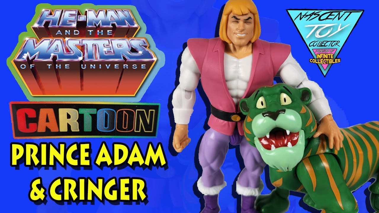 Masters of the Universe Cartoon Collection Prince Adam and Cringer