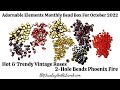 Bead Unboxing For Adornable Elements October 2022 - Episode 108 #beads #beadunboxing #jewelry