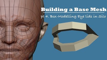 Building a Base Mesh pt 4: Box-modelling eye lids in Silo