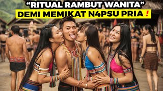 A ritual for women with long hair to attract men! Huangluo Village, Inland China