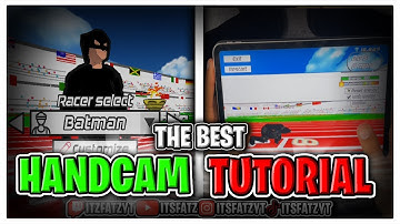 HOW TO RUN FASTER IN SPEEDSTARS WITH HANDCAM!!!! (UPDATED)