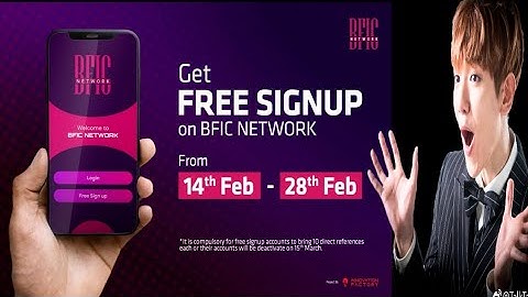 BFIC NETWORK || FREE SIGN UP || FREE ACTIVATION