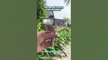 PHỄU SANG CHIẾT CÓ LỌC CẶN BẰNG THÉP KHÔNG GỈ | Let’s Trendy