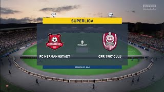 🔴 FC HERMANNSTADT VS CFR CLUJ 2-3 (EM DIRETO) - ROMÉNIA - LIGA 1