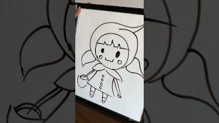 How to draw cute girl ??shorts drawing simple cute girl