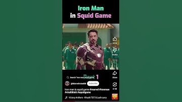 Iron man in squid game 🕵️🕵️// #shorts #marvel #squidgame #ironman