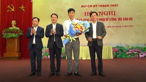Công bố Quyết định của Ban Thường vụ Huyện uỷ về công tác cán bộ tại xã Tân Xã
