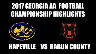HAPEVILLE DID IT!!! - NOW GEORGIA 2A CHAMPS