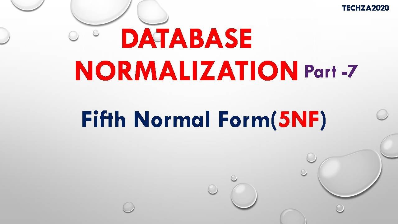 Fifth Normal form in DBMS|Normalization Part7|5NF Simple Example ...