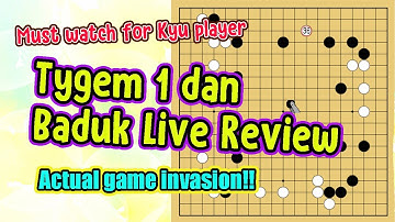 Tygem 1 dan Baduk Live Review (MUST WATCH for Kyu players!)