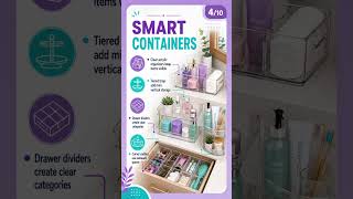 🛁 Organize Your Bathroom Counter in 5 Minutes! | Small Space Hack #home #storagesolutions