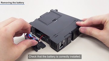 02 of 16 MELSEC iQ R BATTERY INSTALLATION