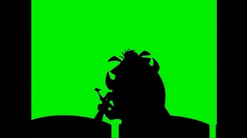 Timon and Pumbaa Interrupt 8 Green Screen (Academy Ratio)