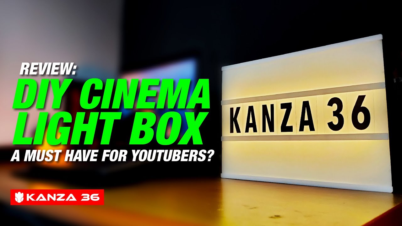 CINEMA LIGHT BOX, A MUST HAVE FOR YOUTUBERS??? REVIEW YouTube