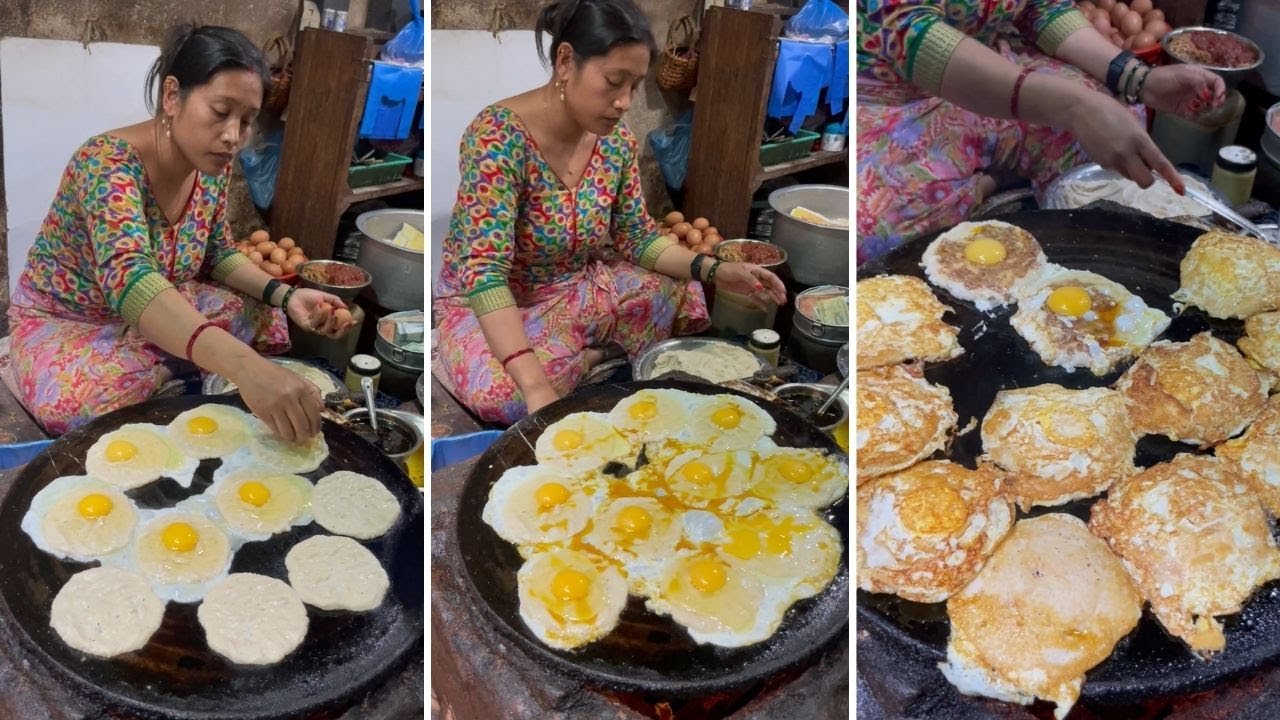 Egg Bara Making Newari Food Nepal Most Famous Food YouTube
