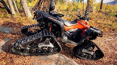 Track Day - Preparation to next snow fall. Installastion of Apache 360 LT Tracks.