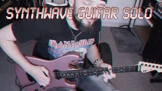 Synthwave guitar solo 