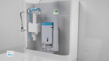 How to replace dual flush cable mechanism PLUS, side inlet, push button & fixations | Roca
