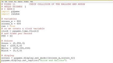 Video 11 collision detection in pygame