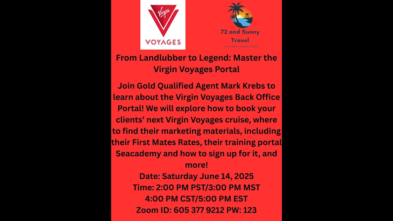 Master the Virgin Voyages Portal with Gold Qualified Mark Krebs