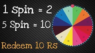 Earn Paytm Cash By Spin ! 1 Spin = 2  " 5 Spin = 10 ! From Money Paid screenshot 4
