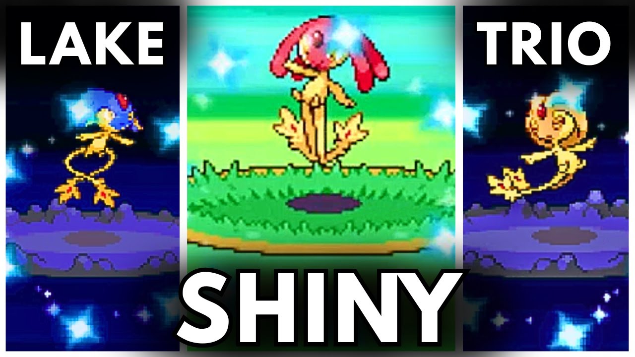 The SHINY Lake Trio in Pokémon Platinum!