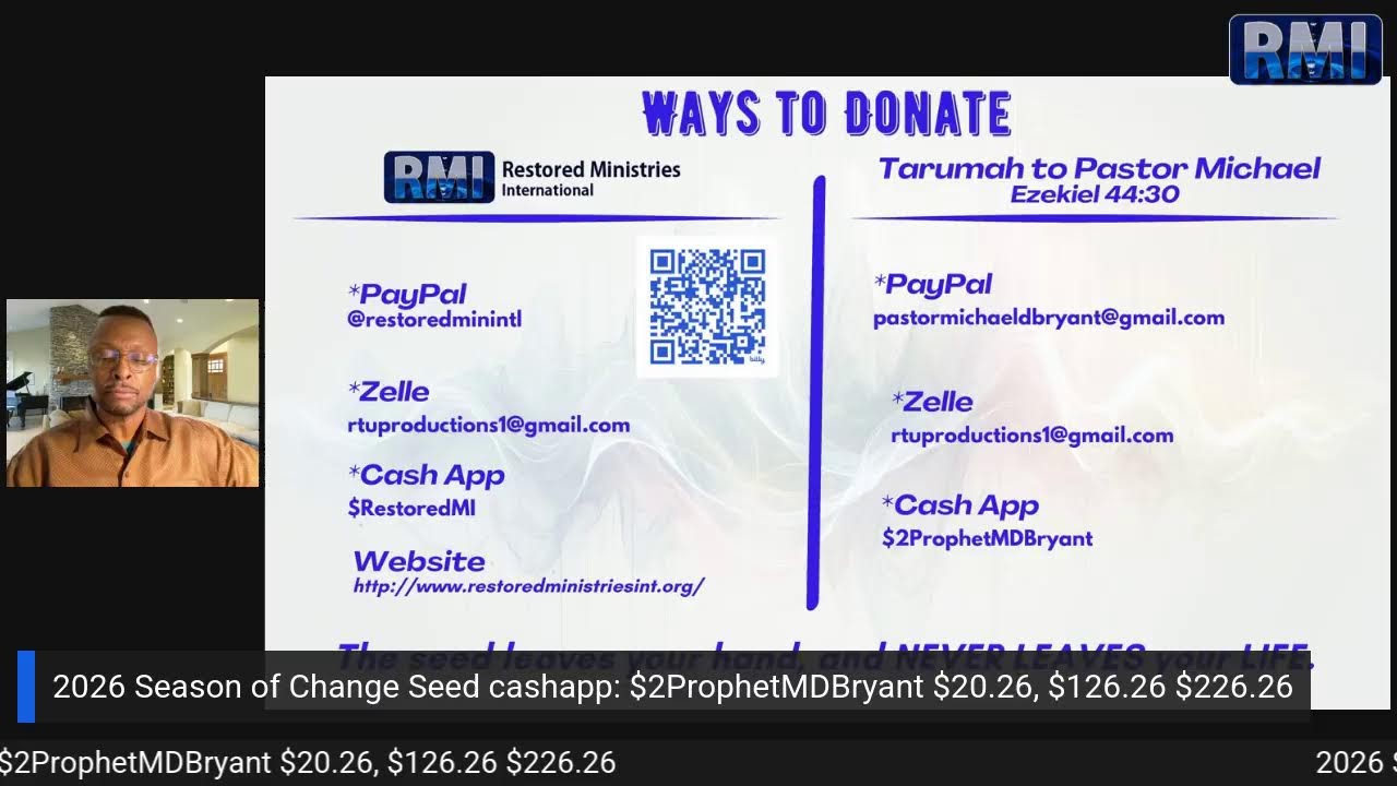 Hour of Power 1426 Prophet Michael Bryant