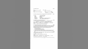 8th class English LBA based summative assessment SA 1 half yearly exam question paper