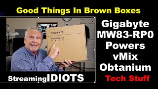vMix Obtanium Powered by Gigabyte MW83-RP0 = Super Power Streaming PC