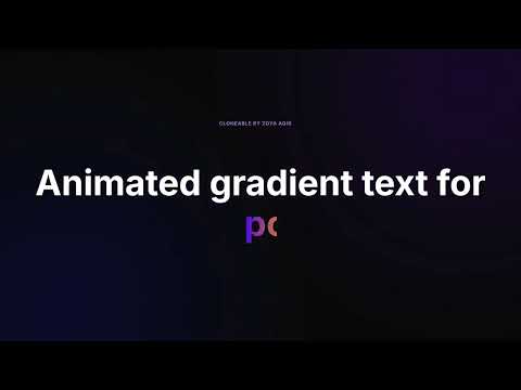 Animated Rotating Gradient Text | Free Webflow Cloneable