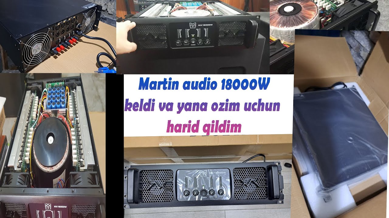 MARTIN AUDIO 18000W YANA KELDI VA YANA O`ZIMGA HAM HARID QILDIM (Narxi 580$)