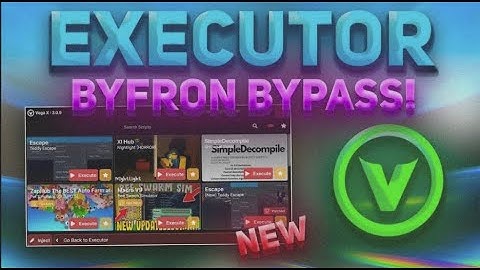 NEW Working Roblox BYFRON BYPASS Executor  Exploit  PC + Mobile  LEVEL 7!  FREE