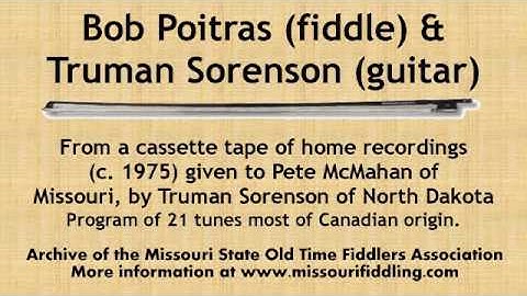 Bob Poitras - fiddle & Truman Sorenson - guitar
